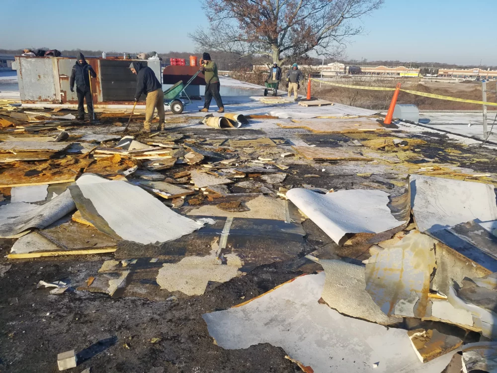 commercial roof inspection