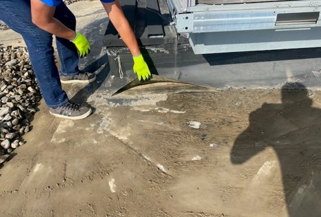 commercial roof leak